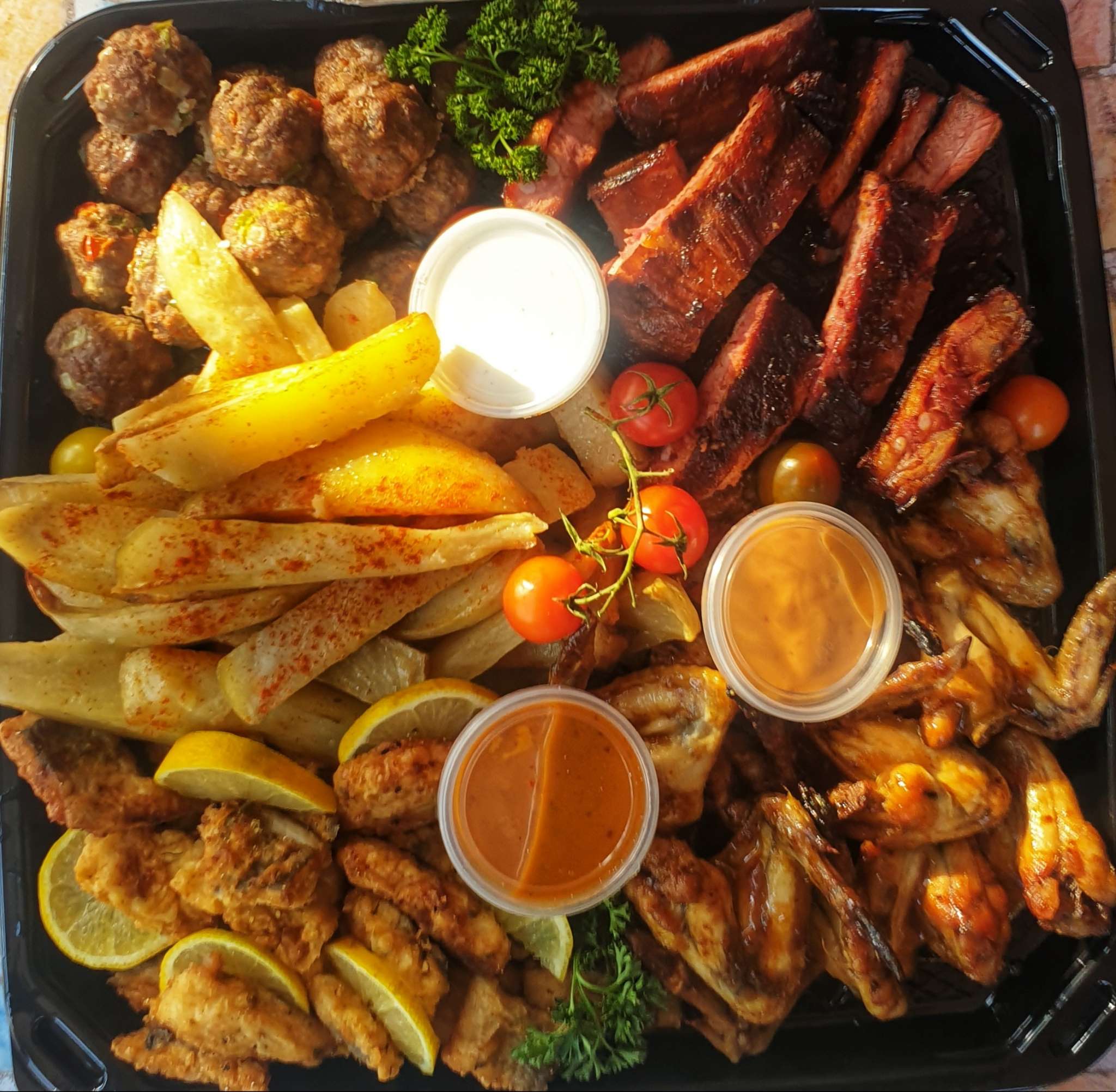 The Koena Variety Meaty Platter Zola`s Kitchen Studio